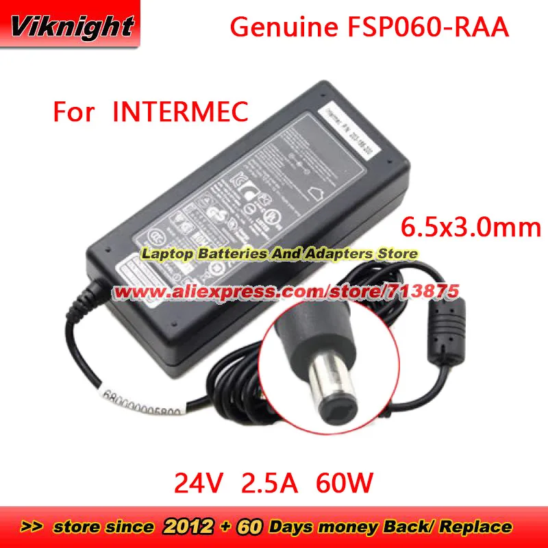 Genuine FSP060-RAA AC Adapter 24V 2.5A 60W for INTERMEC PC43D for ZEBRA GK420T GK420D GX420D GX420T for HONEYWELL PC42T CL-E300