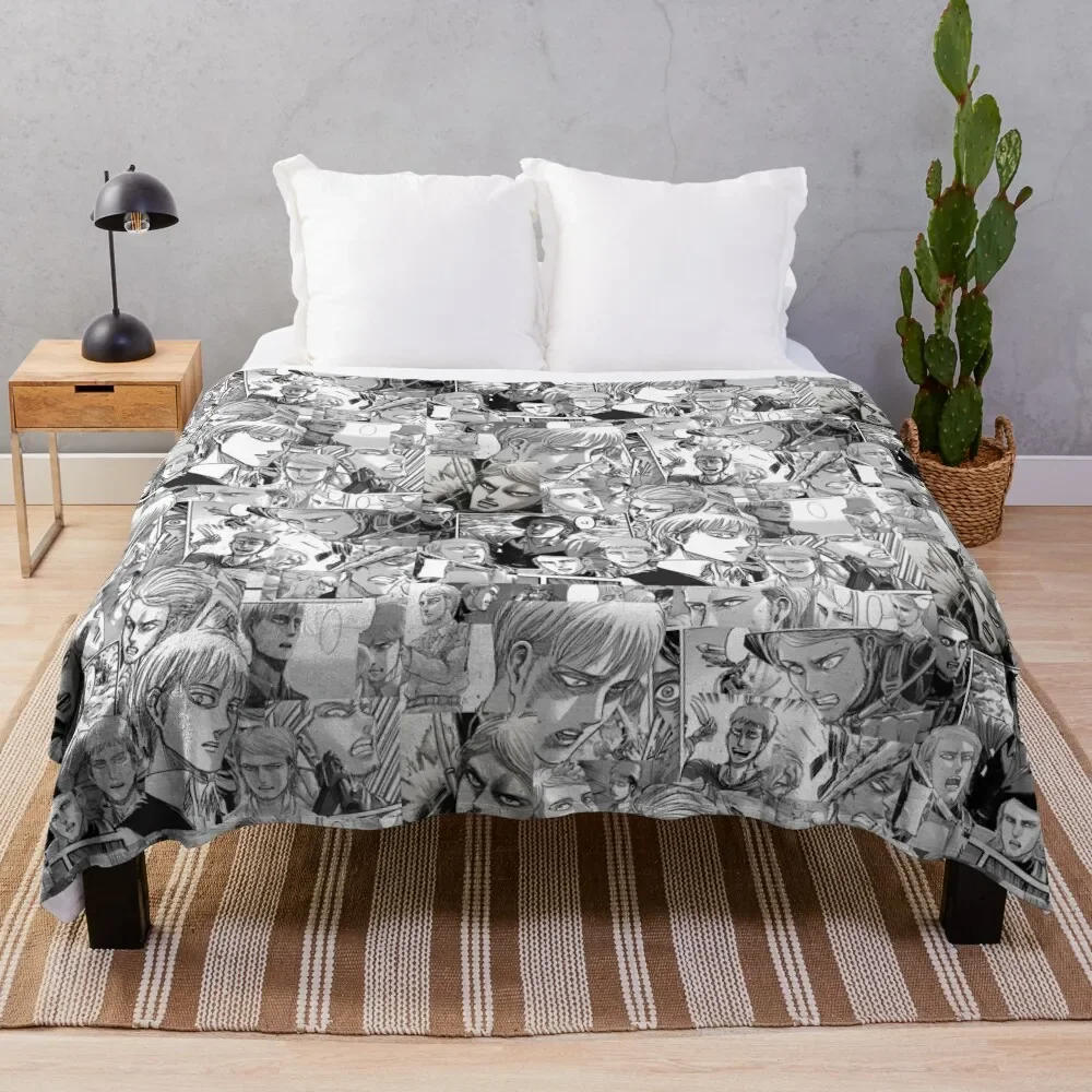 

Jean Manga Panels Throw Blanket Fashion Sofas Weighted Blankets