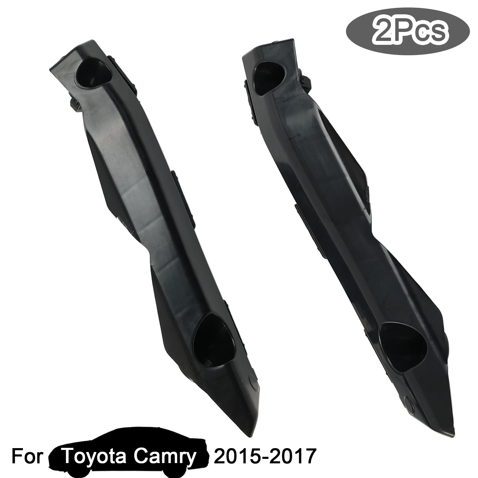 For Toyota Camry 2015 2016 2017 Car Front Bumper Retainer Brackets Spacer Left Right Pair Side Beam Mount Support 52536-06190