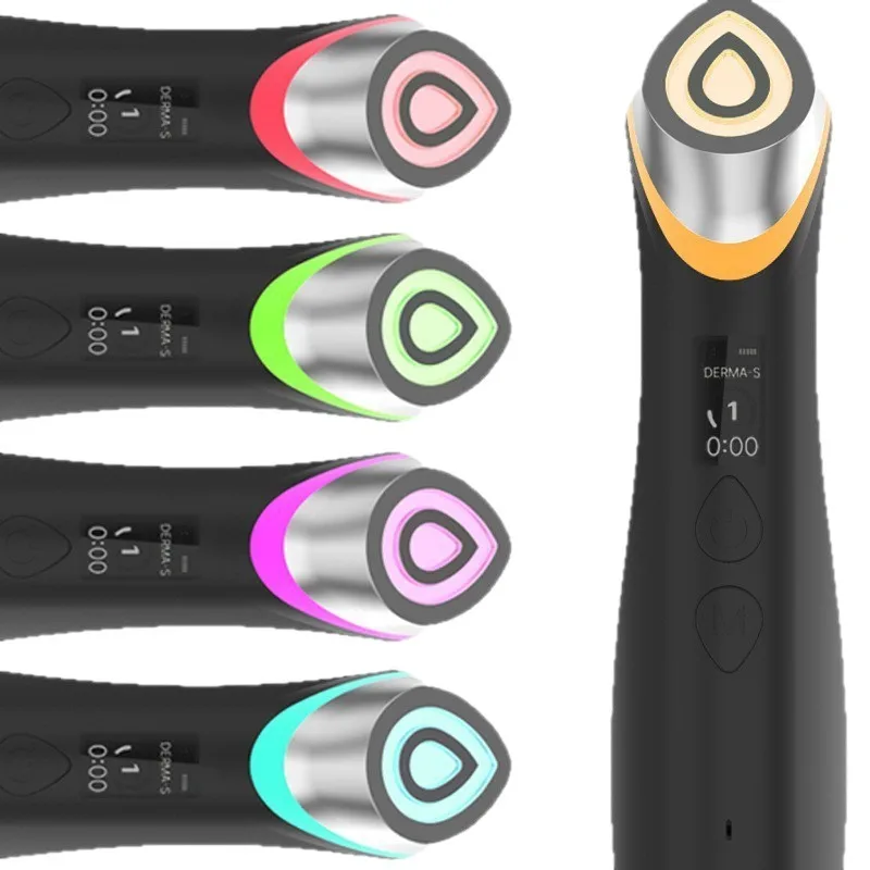 جهاز تدليك مكركرنت محمول متعدد الوظائف لشد الوجه للاستخدام المنزلي، جهاز تجميل لتجديد شباب البشرة #3