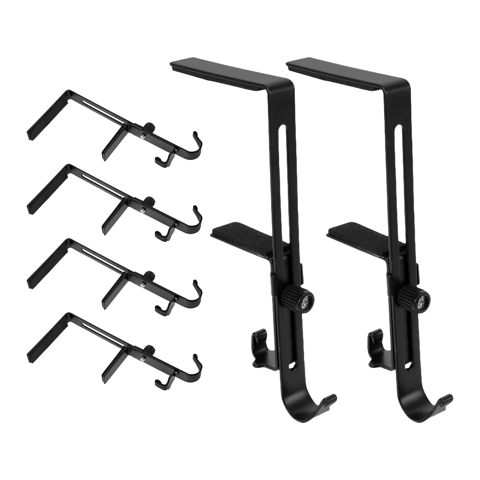 

6pcs Adjustable Christmas Stocking Hooks For Mantel No Drill Fireplace Stocking Holders Heavy Duty Garland Hanger Decor