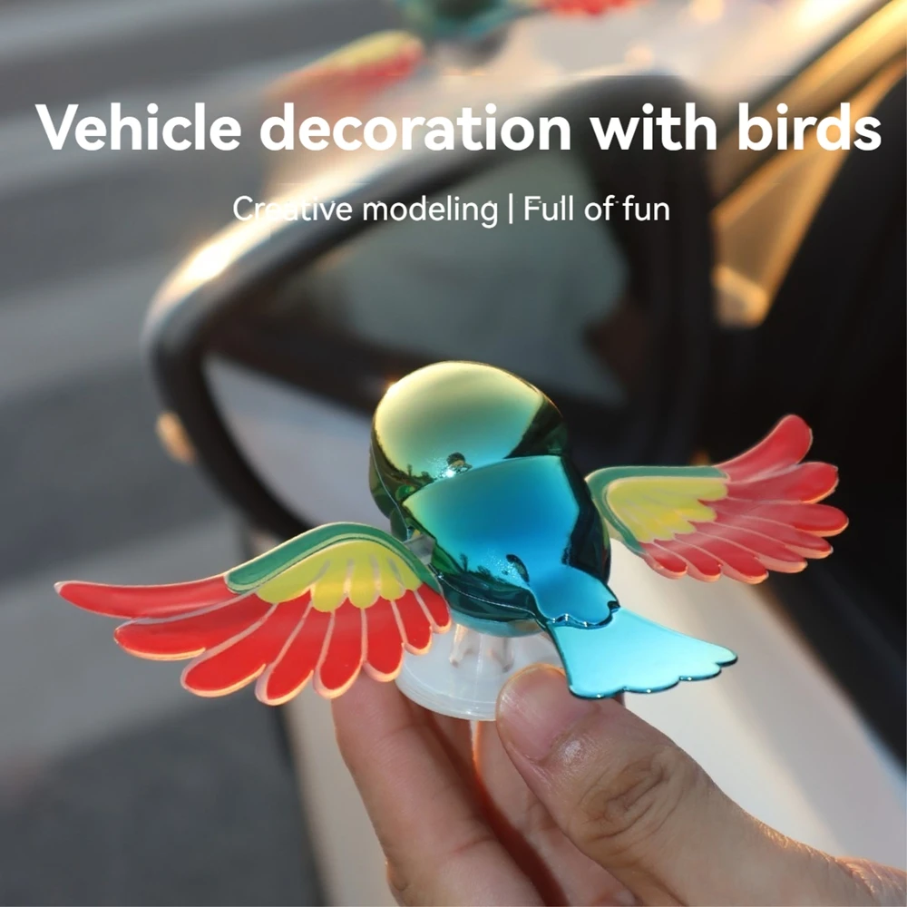 New Style Interactive Hanging Bird Toy for Electric Cars Children's Birthday Gift Boys Girls Car Companion Decoration Accessory