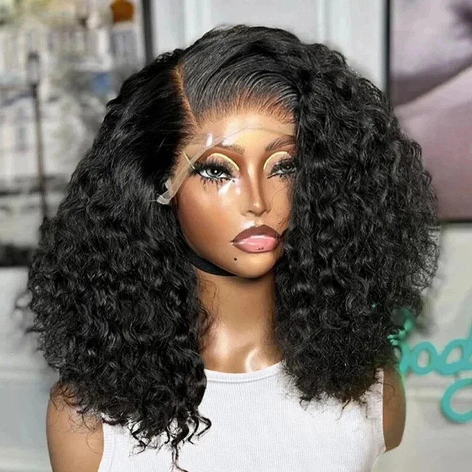 natural-black-curly-deep-wave-13x4-lace-frontal-wigs-short-bob-wig-brazilian-remy-100-human-hair-4x4-transparent-lace-front-wig
