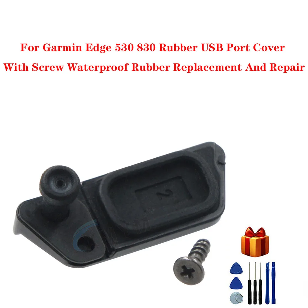 For Garmin Edge 530 830 Rubber USB Port Cover With Screw Waterproof Rubber Replacement And Repair