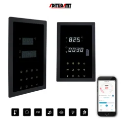 SDITER WIFI Sauna Thermostat for 380V 440V Temperature Control Multifunctional Switch with Low-Frequency Pulse Electrotherapy