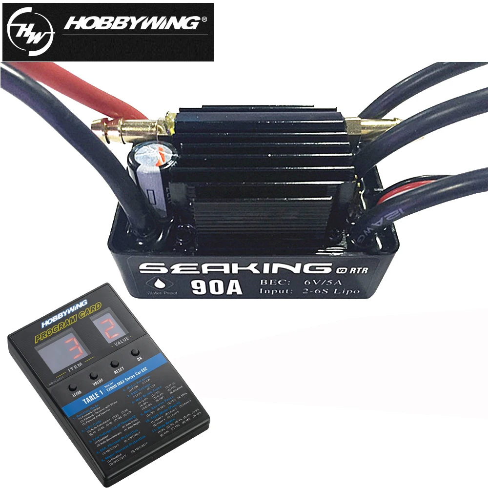 

Hobbywing SEAKING 90A V3 2-6S Lipo 6 в/5A переключаемый BEC RTR матовый ESC Стандартный для радиоуправляемого гоночного парусного судна