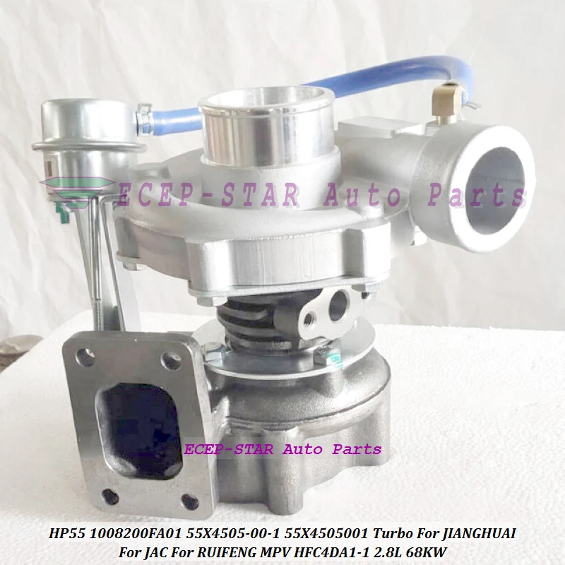 Turbo HP55 1008200FA01 55X4505-00-1 55X4505001 Turbocharger For JIANGHUAI For JAC For RUIFENG MPV HFC4DA1-1 2.8L 68KW