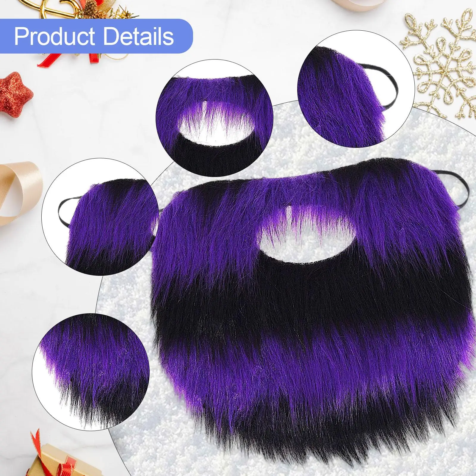 Fake Beard Classic Halloween Full Beard for Stage Performance Holidays Party