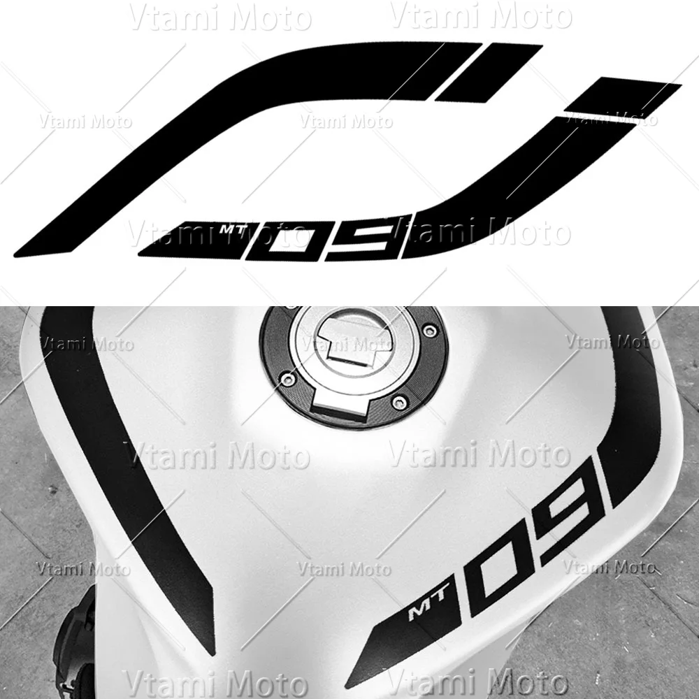 Stiker tangki bahan bakar sepeda motor untuk MT-09 MT09 FZ-09 Fz09 2014-2021