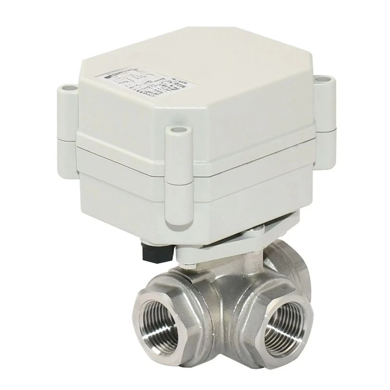 

3-Way Electric Ball Valve for High Vertical Flow Control