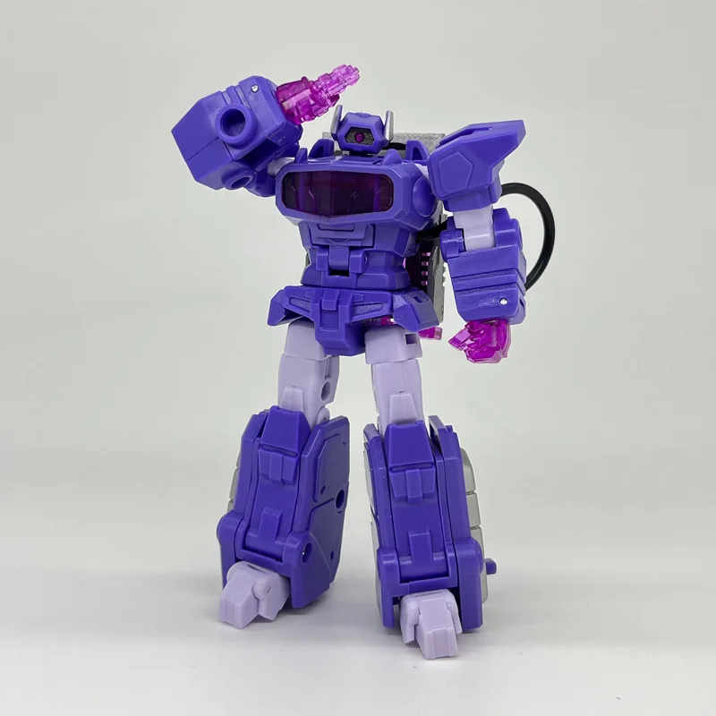 TS03 Transformation ของเล่น G1 ขนาดเล็ก Shockwave เลเซอร์ปืน Action Figure Collection หุ่นยนต์ของเล่นเด็กของขวัญวันเกิด