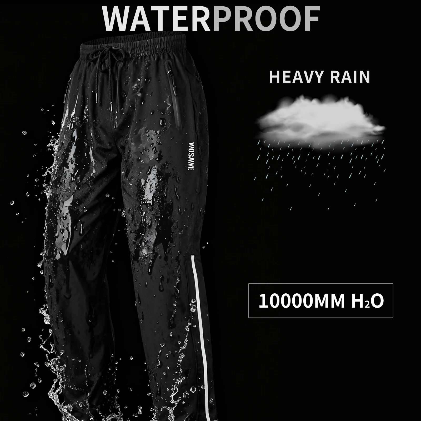 WOSAWE непромокаемые брюки для – обзор и цена Fishing Pants Waterproof