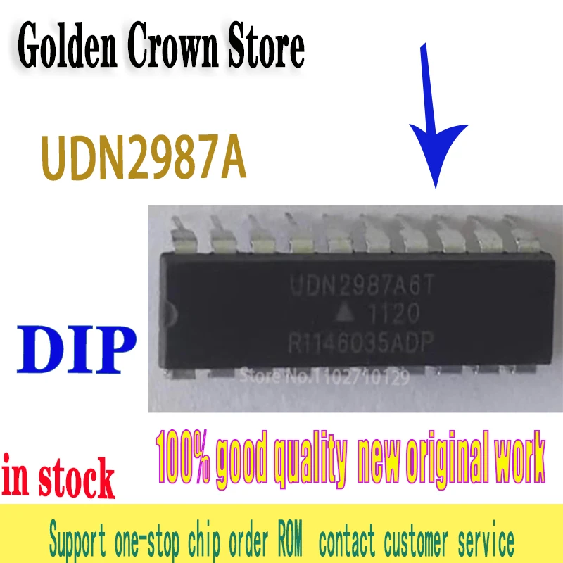 1 ~ 5 pz/lotto UDN2987A UDN2987 UDN2987AT muslimate DIP20 chip driver sorgente audio a 8 canali 100% nuovo originale In magazzino