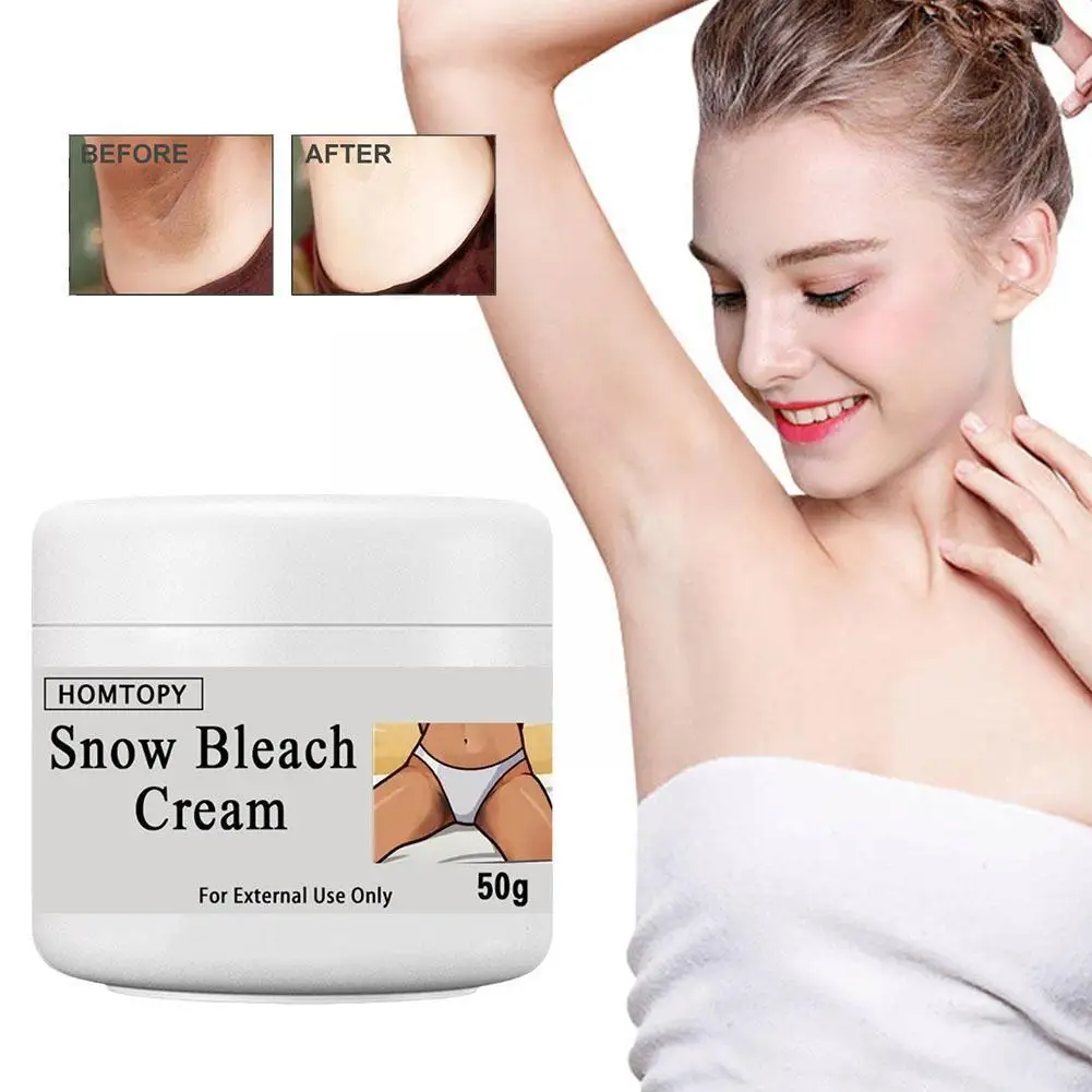 

Body Bleach Cream Underarm Elbow Knee Bikini Area Dark Spots Bleaching Brighten Moisturizing Skin Removal Fade G8H4