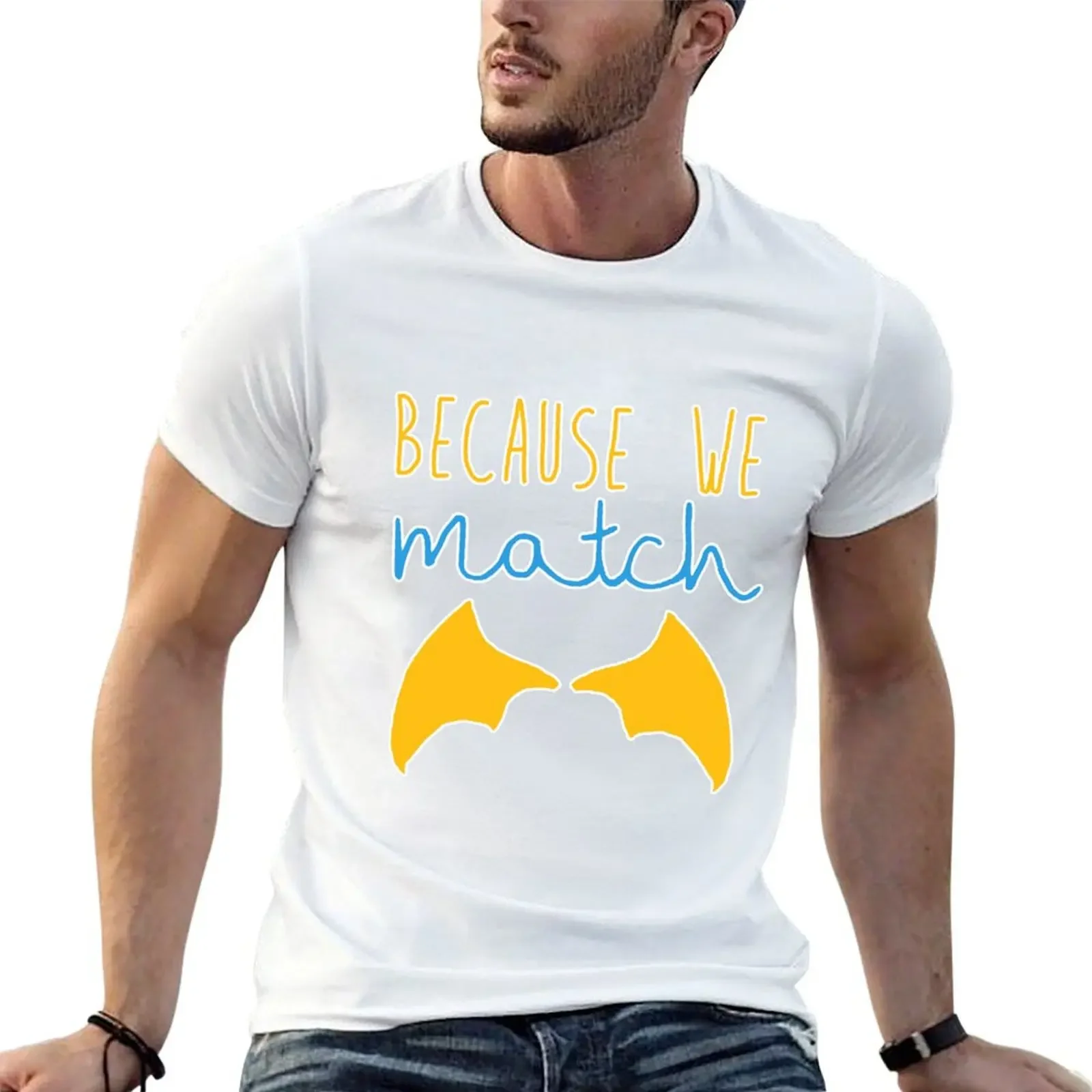 

Because We Match (Dragon Boy) T-Shirt kawaii clothes oversized graphic tee customs plain t shirts men