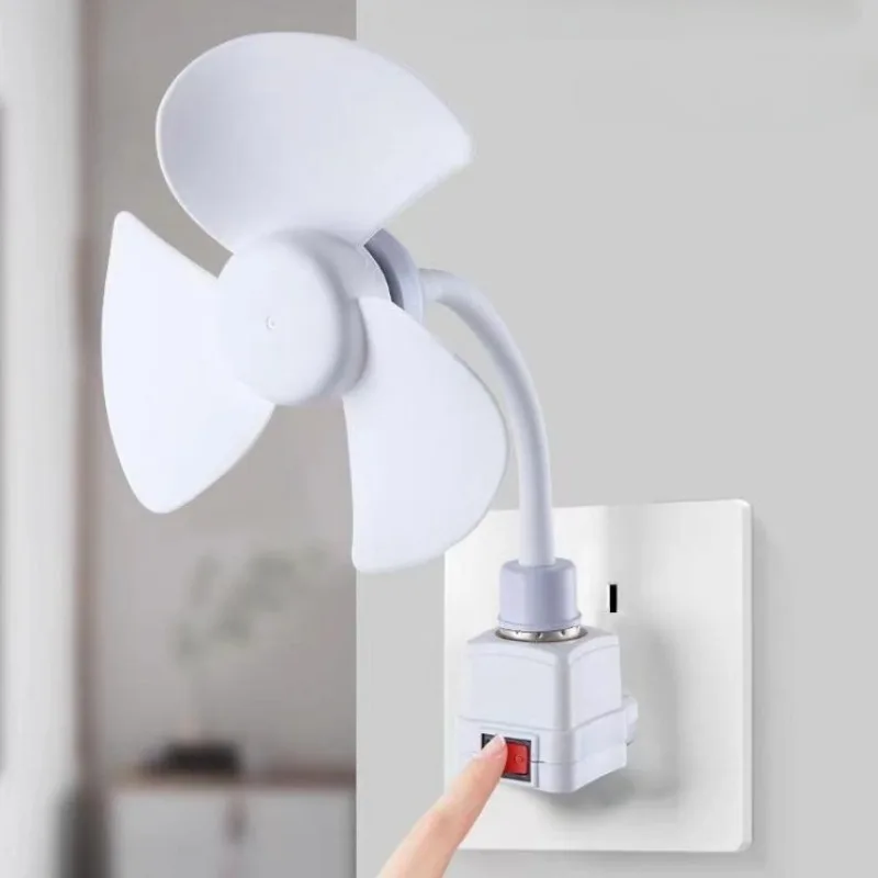 

Table Fan 6.3 Inch Mini E27 Socket Fan With Remote Dimming Function Suitable For Kitchen Living Room Study And Home Use 85-265V