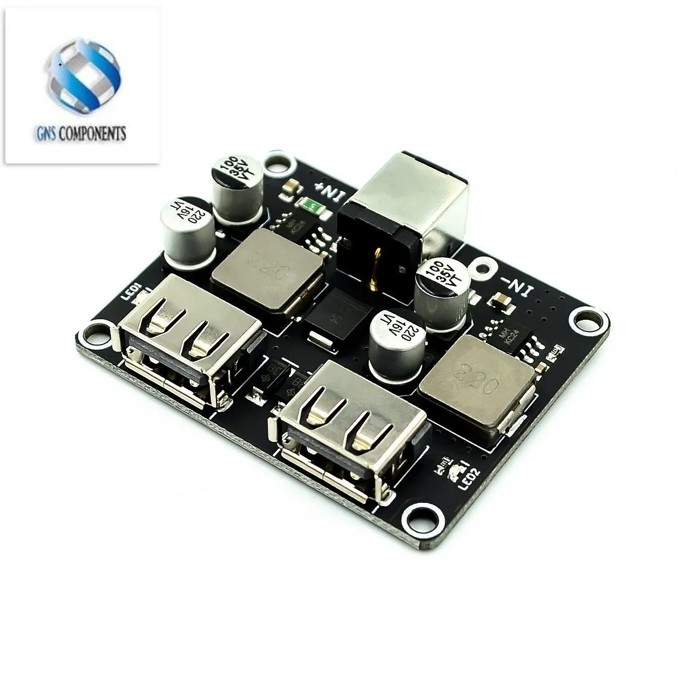 USB QC3.0 QC2.0 USB DC-DC Buck Converter Charging Step Down Module 6-32V 9V 12V 24V to Fast Quick Charger Circuit Board 5V