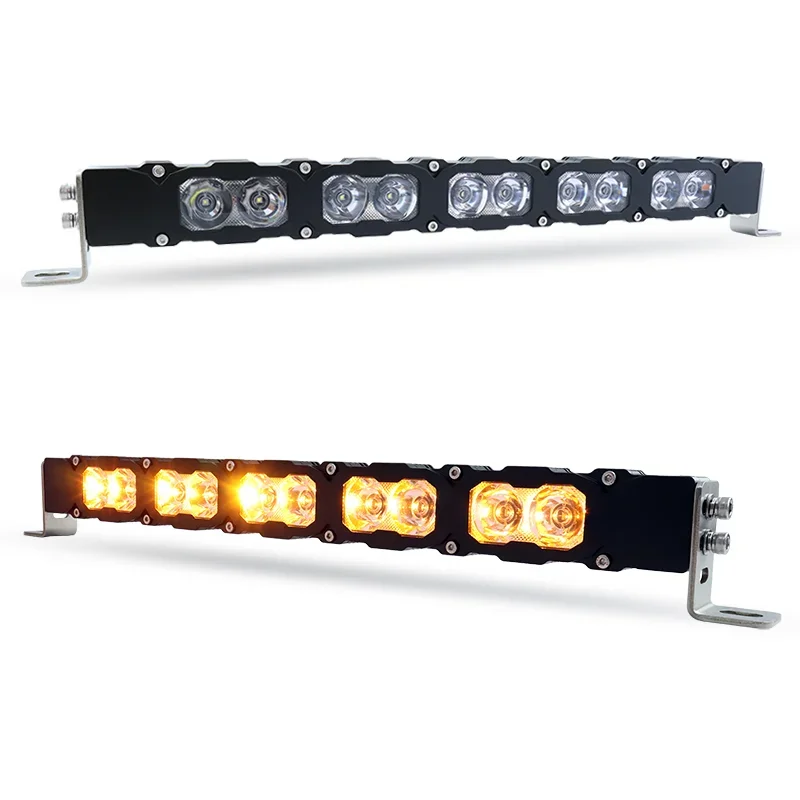 New Arrival 9V~36V Single Row Slim LED Light Bar Spot Flood Combo Beam For Trucks Pickup SUV ATV UTV Boat