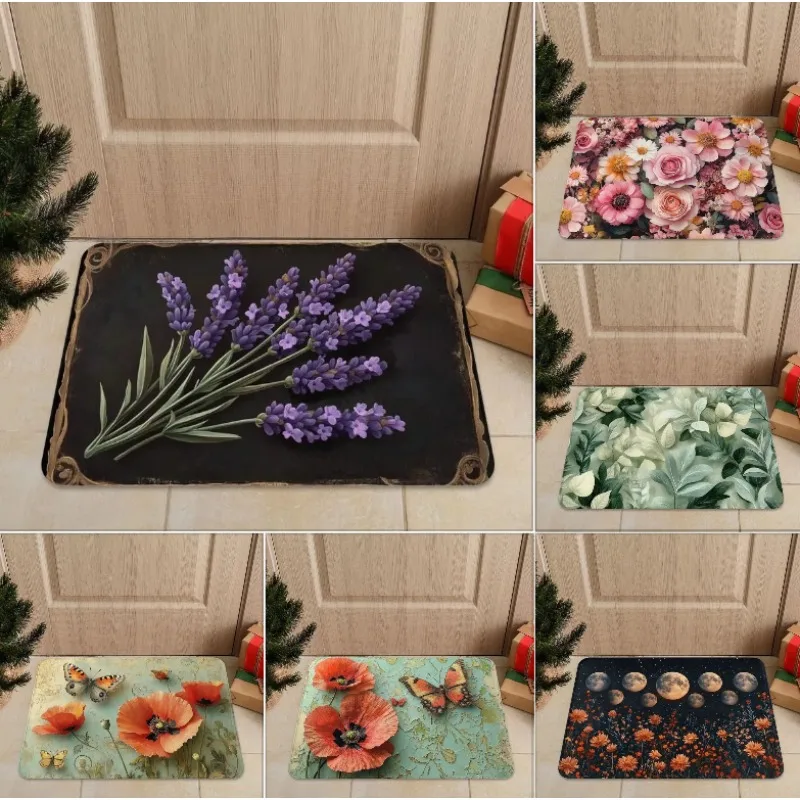 2D Floral Door Mat … - image
