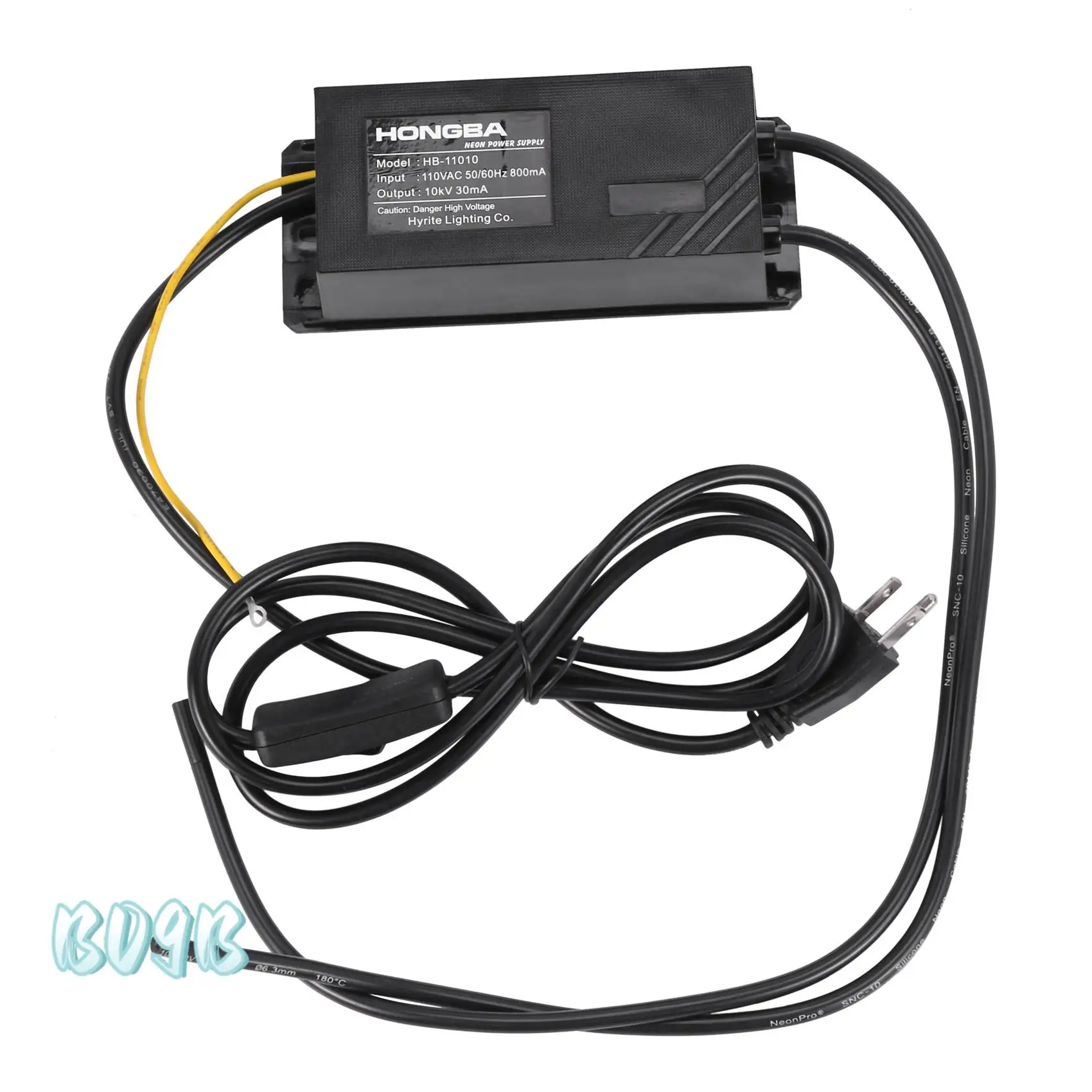 

10 KV 120V Neon Light Sign Transformer For Neon Sign Power Supply Beer Bar Neon Signs US Plug-B09B