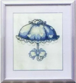 

Small umbrella 26-25 Embroidery,DIY 14CT Unprinted Arts Cross stitch kits Set Cross-Stitching Home Decor