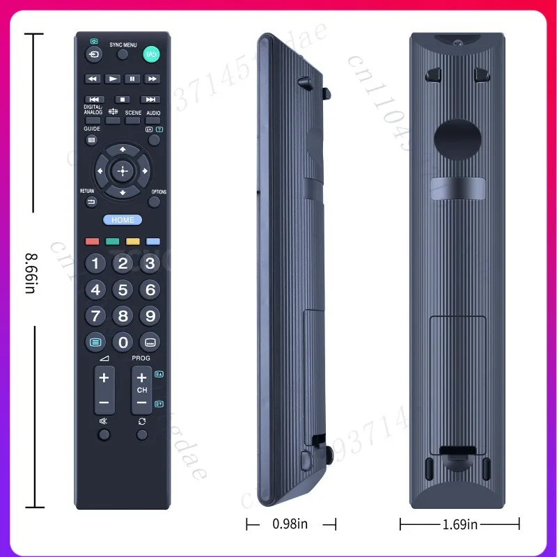 

2Pcs New RM-ED046 remote control for Sony TV KDL-32BX320 KDL-22BX320 KDL-26BX320-