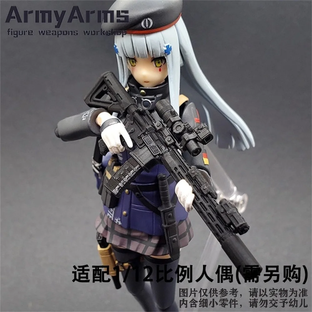 

Little ArmyArms L403A1 1/12 Soldier Scene Props 6.5CM Rifle KAC KS1 Plastic Model Toy Fit 6'' Action Figure Body In Stock