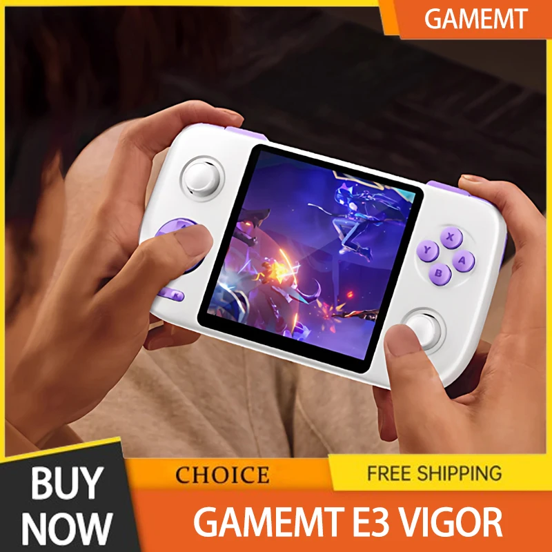 

Gamemt E3 Vigor Handheld Game Console 3.95inch 120hz Ips Screen 5000mah Dual Joystick Game Consoles Support 2.4g Wifi