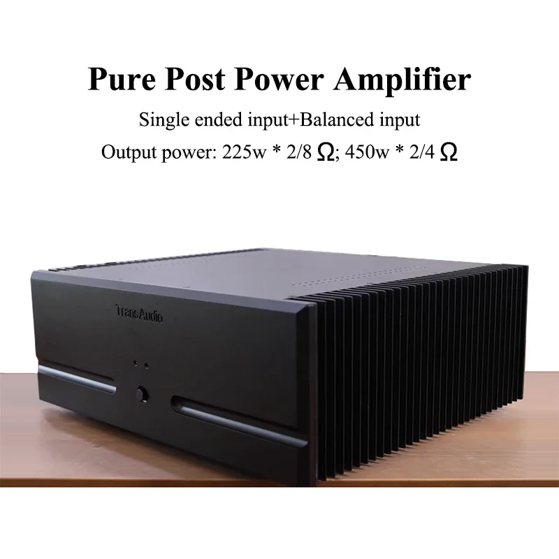 

450W High End Home Theatre 2 Channel Pure Post Stage Power Amplifier Hifi Audio Single-ended Balanced Input 909 X-Amp Amplifiers