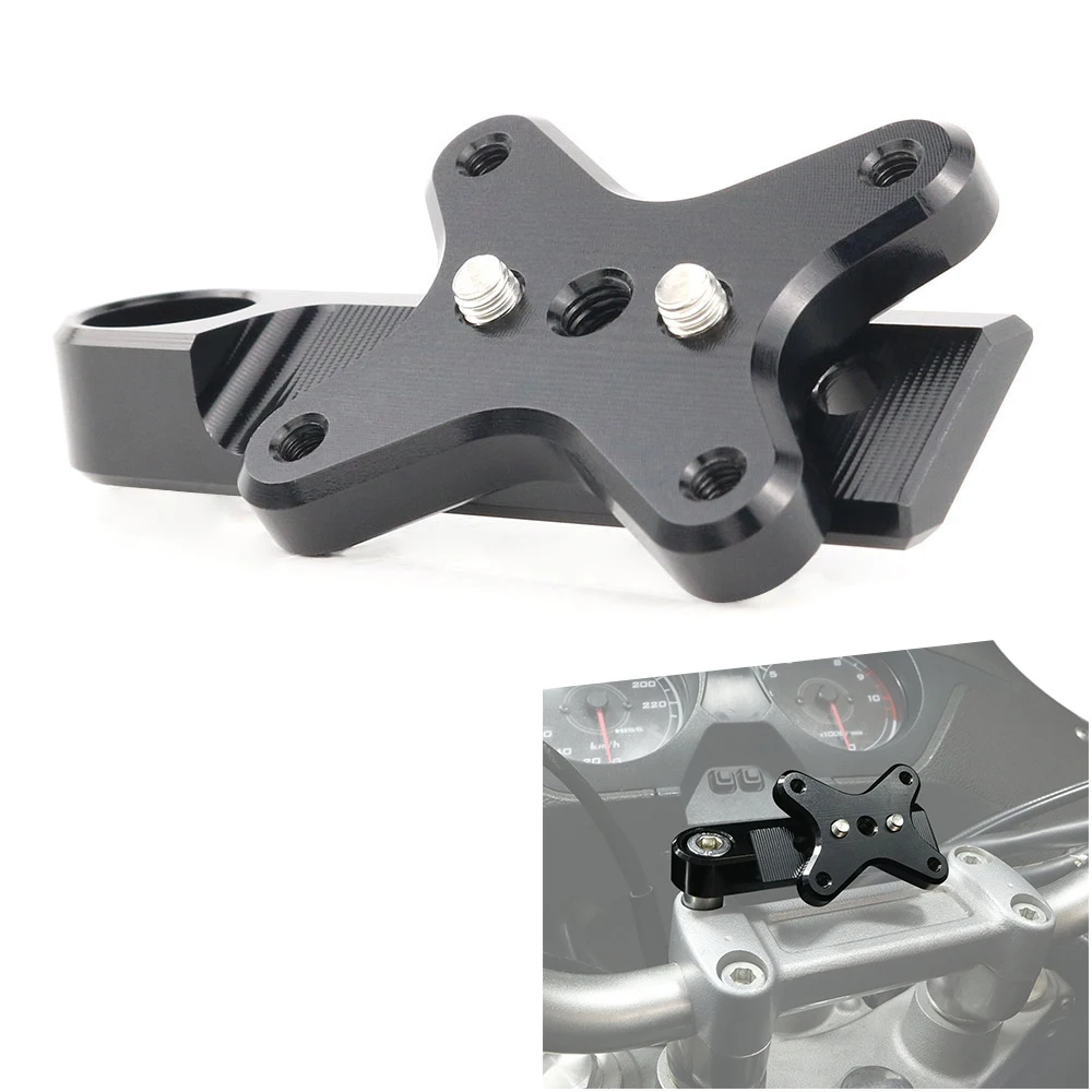 For Kawasaki Er-6n Ninja 650R Versys 650/1000 Z125 /250/300/650/750/Z800/Z900 Handlebar GPS Mount Motorcycle Navigation Bracket