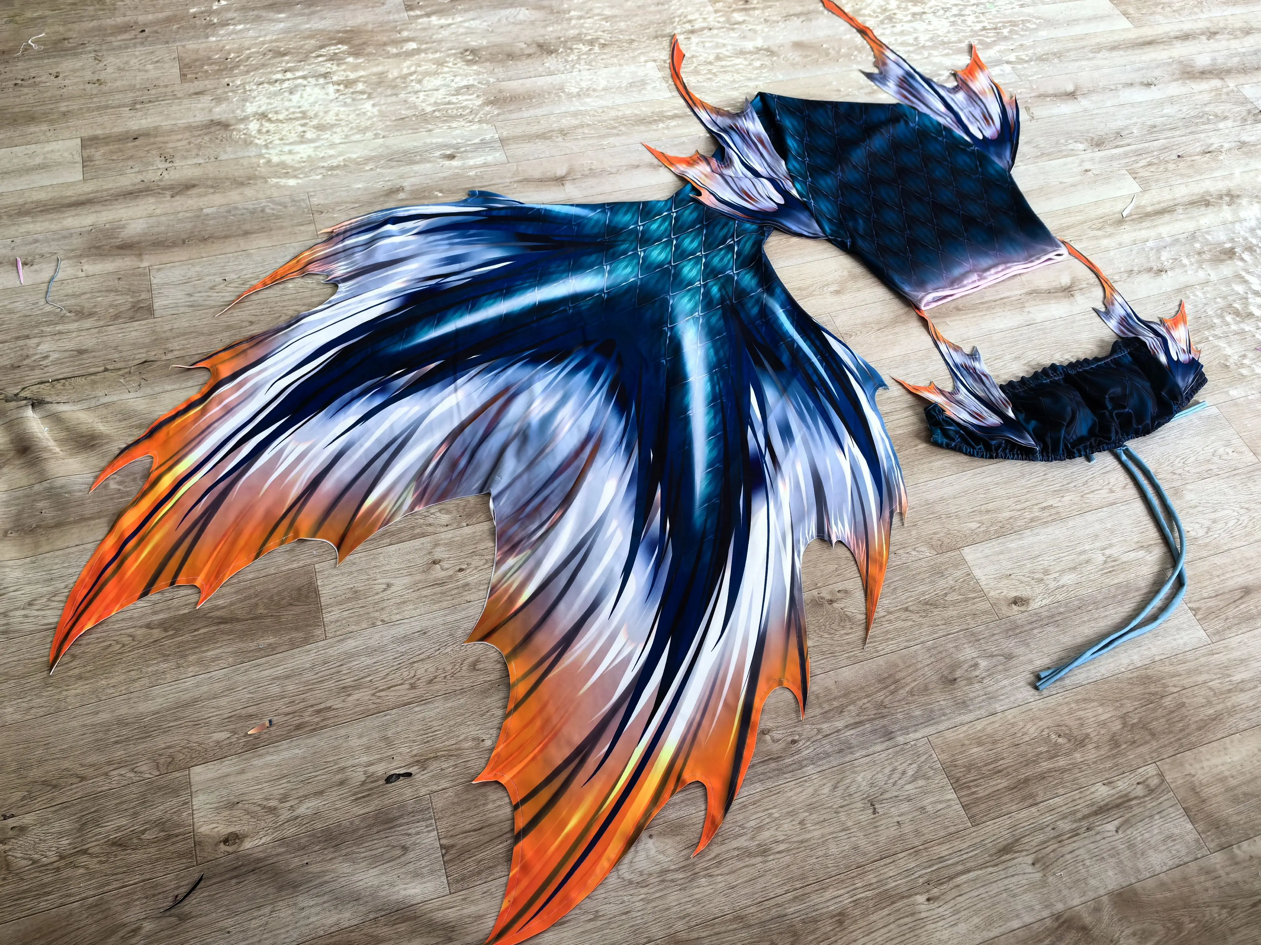 Rue のカスタマイズされた水族館マーメイドテール水着 HD フィッシュテール撮影ダイビングフリーダイビングマーメイドコスチューム