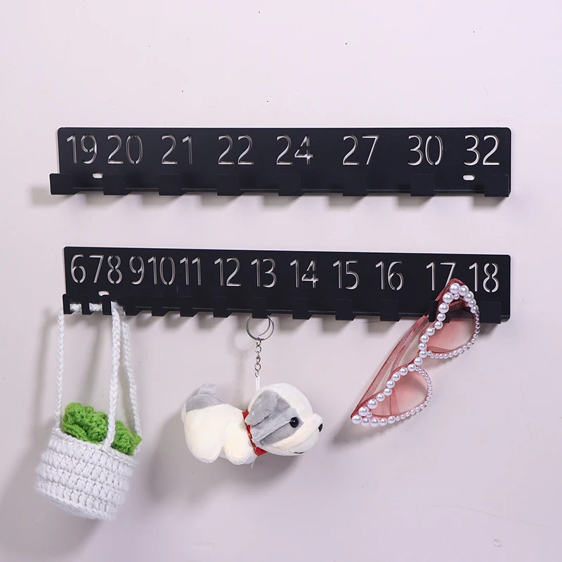 Porta chiavi a parete Organizzatore per viti a parete in metallo resistente e durevole con slot numerati