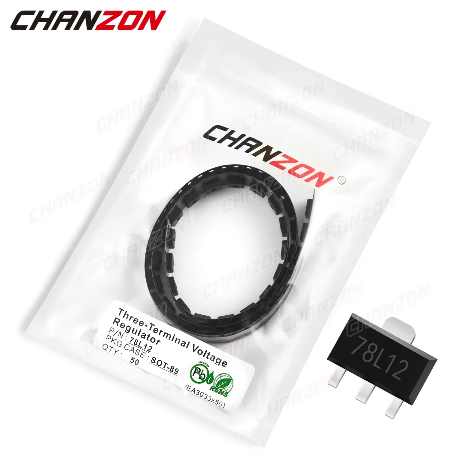 50Pcs 78L12 SOT-89 … - image