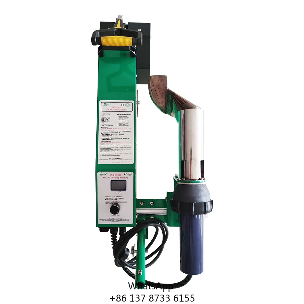Hot Air Plastic Welding Machine Used To Join Truck Cover, PVC TPU Tarpaulin, Waterproof Membrane, Coated Fabric