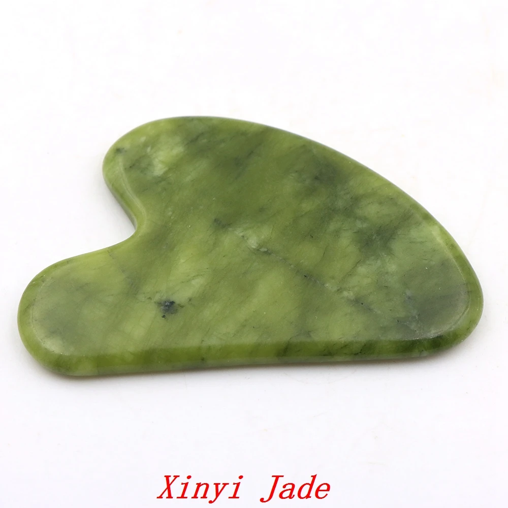 GuaSha Jade Facial Beauty Scraping Massage Tools Firm Skin Care Face Gua Sha SPA Physical Therapy Gue Che Roller Natural Stone