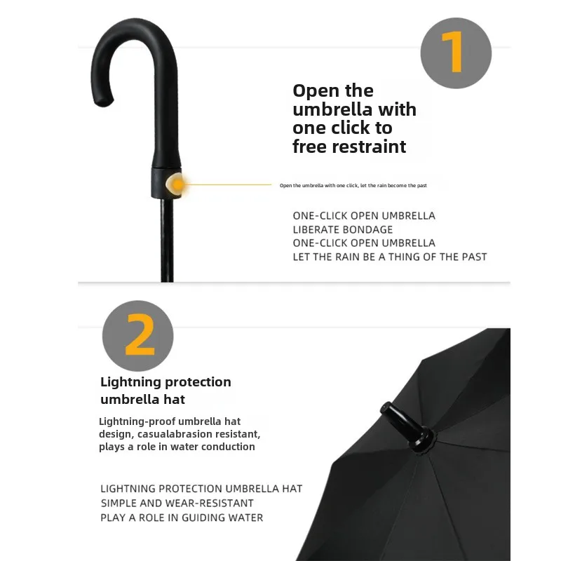 Golf Umbrella Business Gift Umbrella Logo Customization Men's Sunny Umbrella