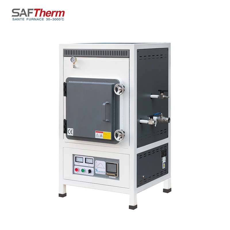 1700 Degree Lab Vacuum Atmosphere Sintering Furnace Automatic Programmable Porcelain Furnace