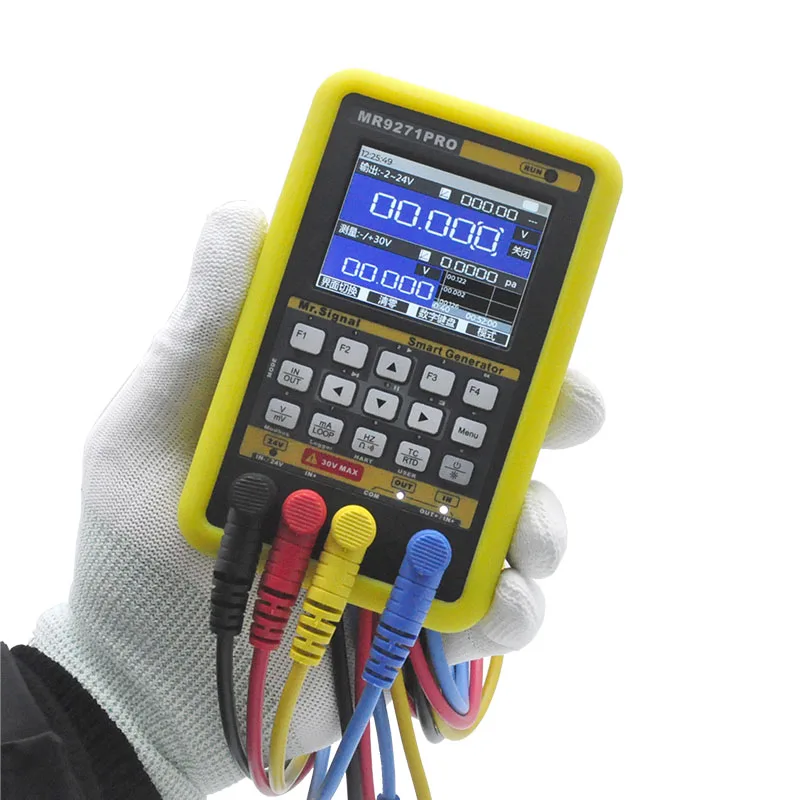 

MR9271PRO Signal Generator 4-20mA Analog Hart Communicator Millivolt Modbus Debugging