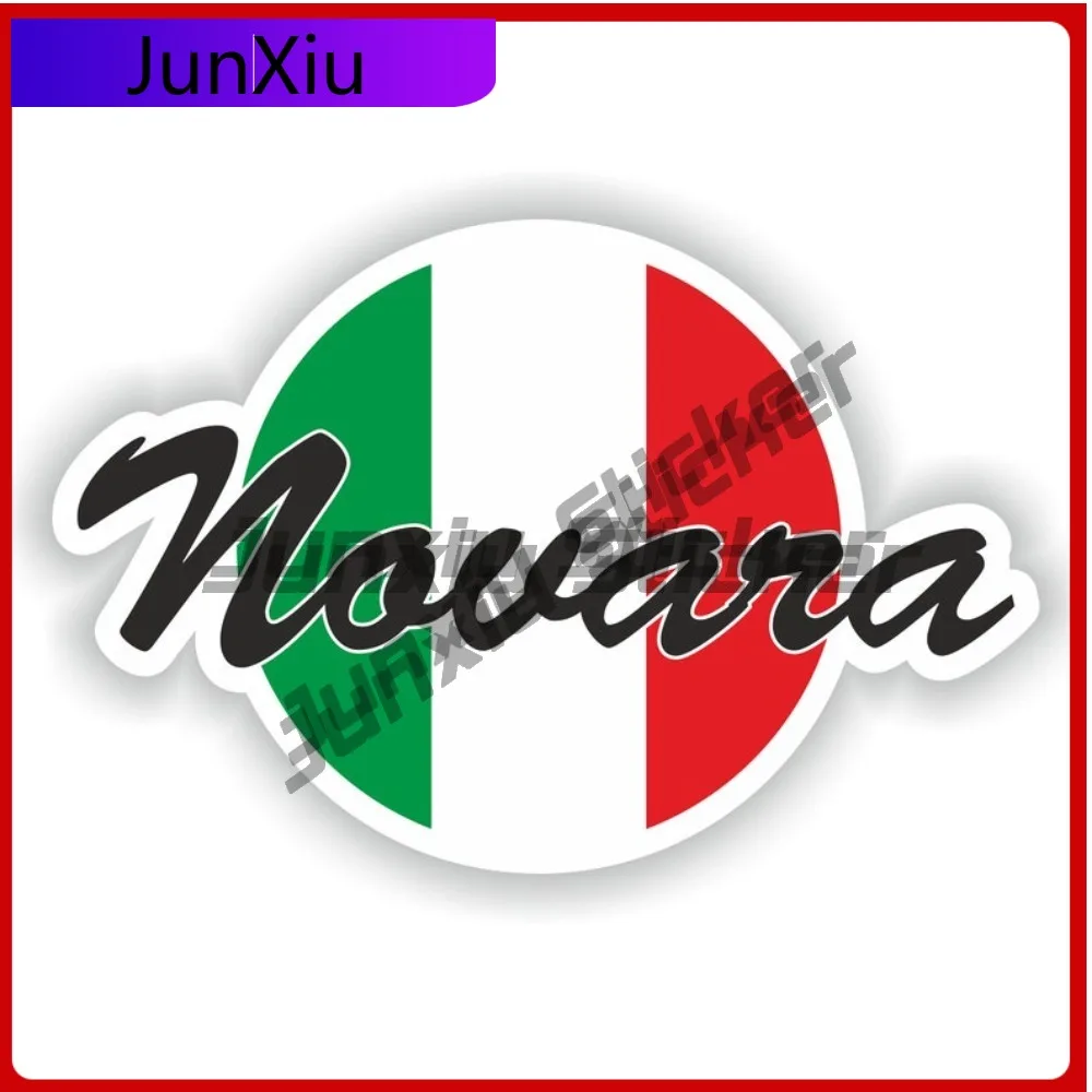 

Novara Italy Funny Laptop Weatherproof Sticker Decoration Cover Boat Weatherproof Decal With Decor Resistant Accessory Funny