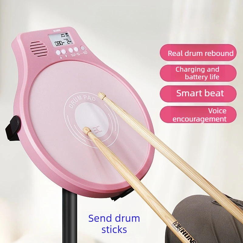

Электронный ударный инструмент ENO Hino Dumb Drum Set для начинающих музыкантов, тренировочный набор для детей, домашняя электронная перкуссионная доска