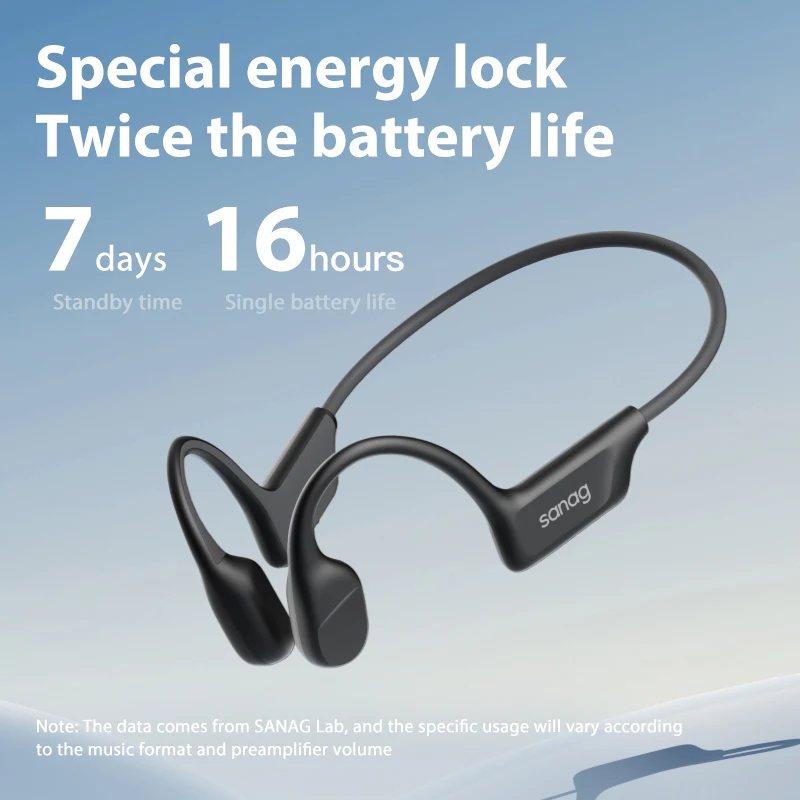 Sanag B22s 骨伝導イヤホン 16時間再生 Bluetooth5.3