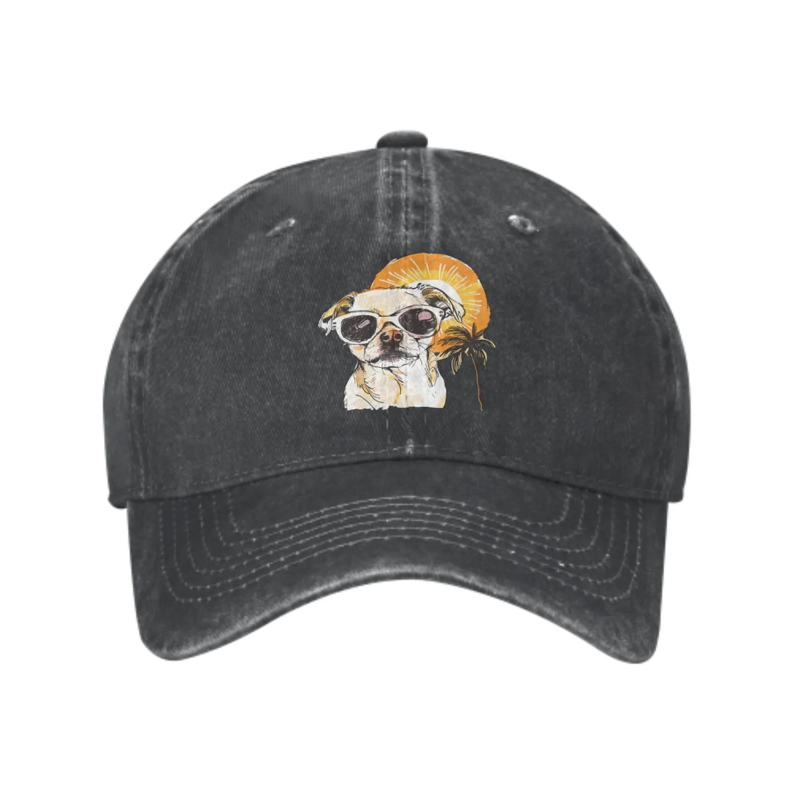 

Holiday Dog Baseball Caps Soft Trucker Hats for Men Women Denim Hats Streetwear Outdoor Casual Sport All Seasons