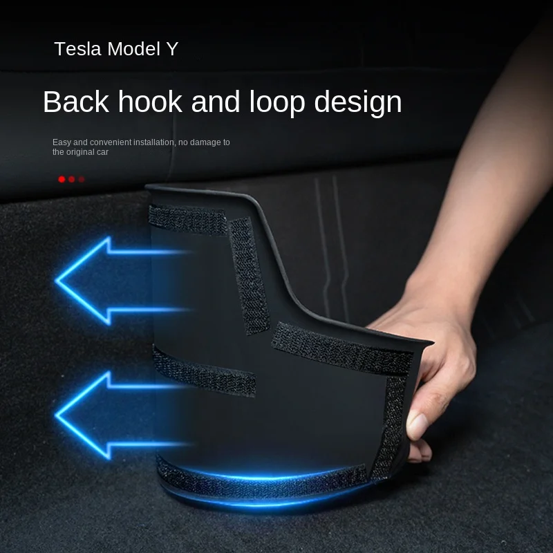 Per Tesla Model Y 2023 TPE Under Seat Side Full Protector Cover Anti-kick Pad protettivo Guard Seat Rear Integrated Full Cushion