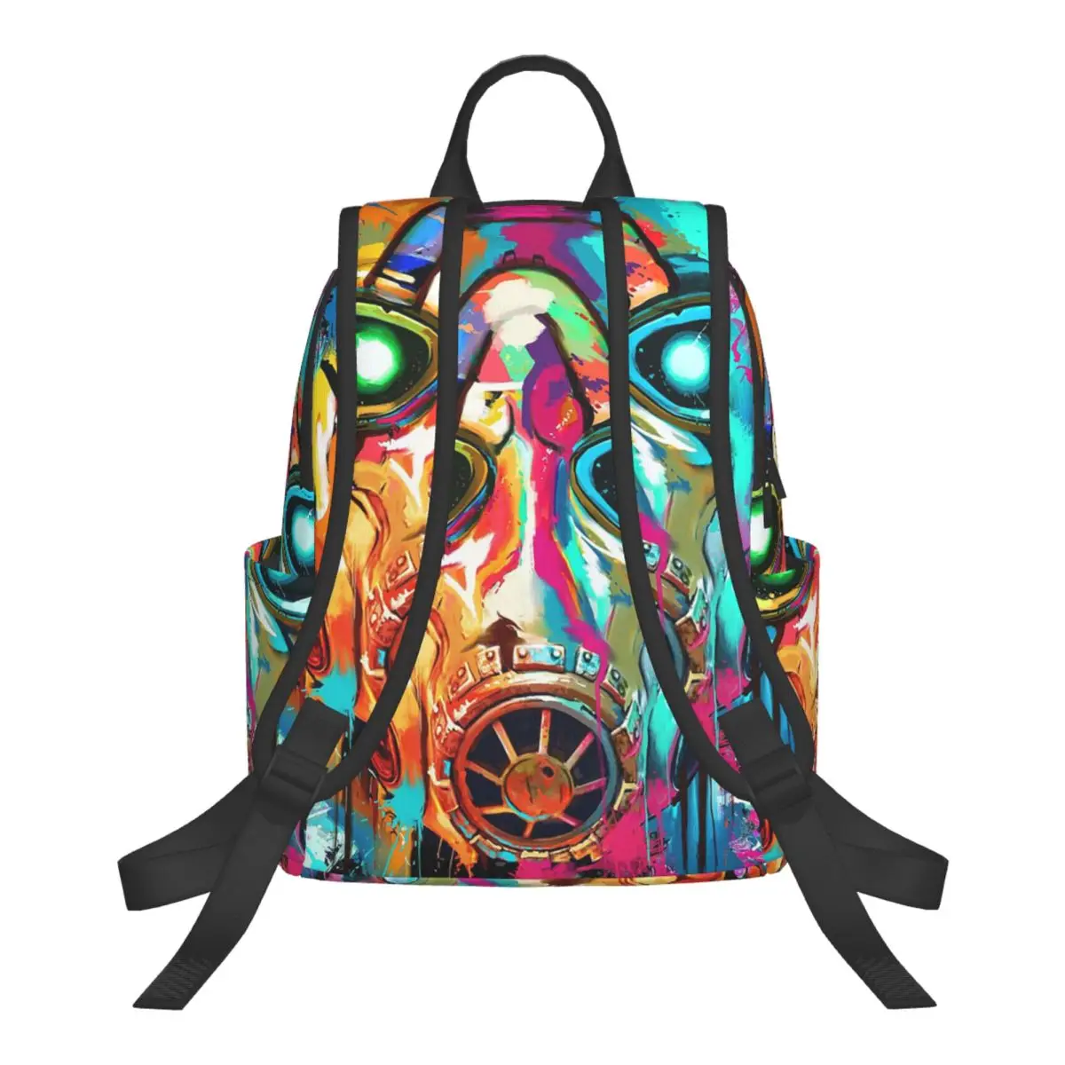 Borderlands Shooting Game Gaming(45) Student Backpack School Bag Hiking Travel Daypack for Men Women Bookbag Shoulder Bags