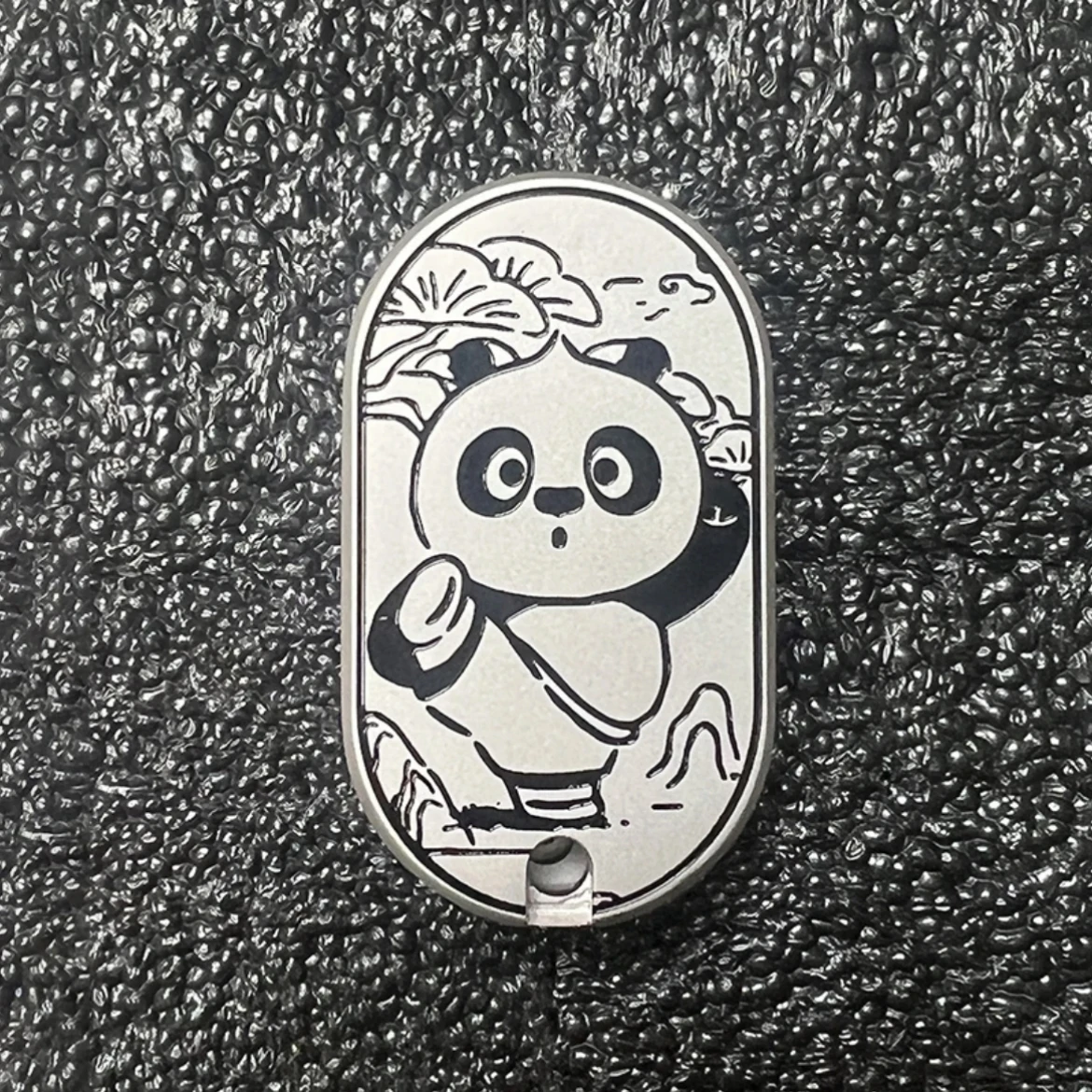 Kung Fu Panda RVS EDC Monteur Fidget Slider ADHD Tool Anti Stress Fidgeting Stress Spinner Speelgoed