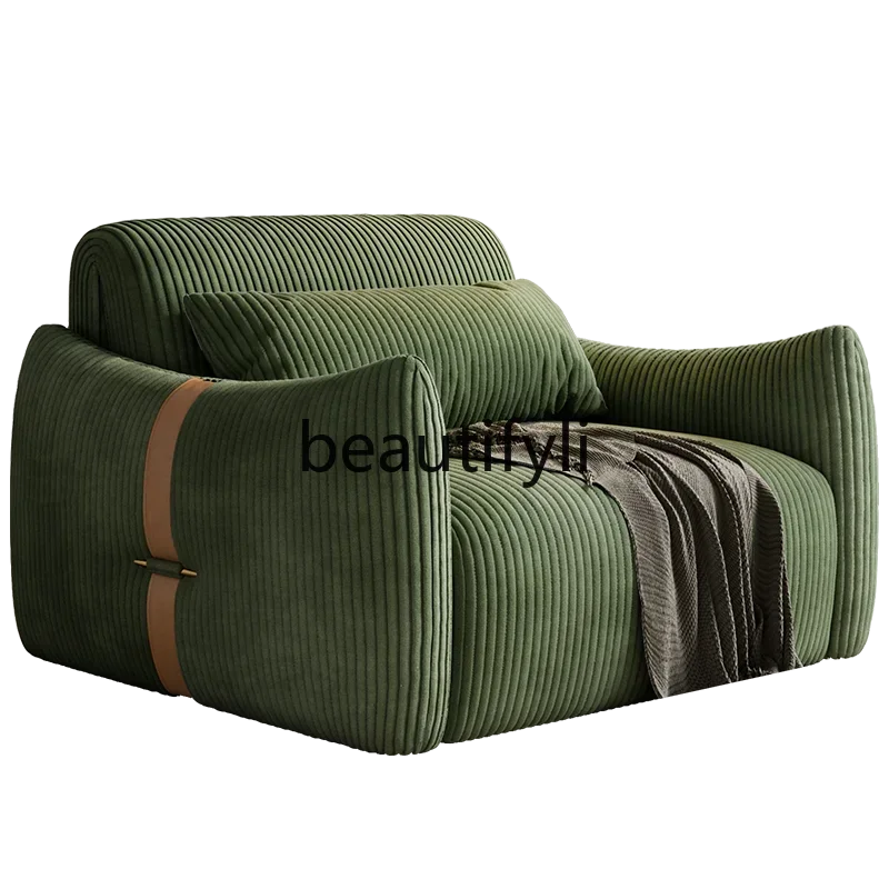 

Corduroy Electric Sofa Bed Simple Multifunctional Foldable Sit-down Fabric Sofa