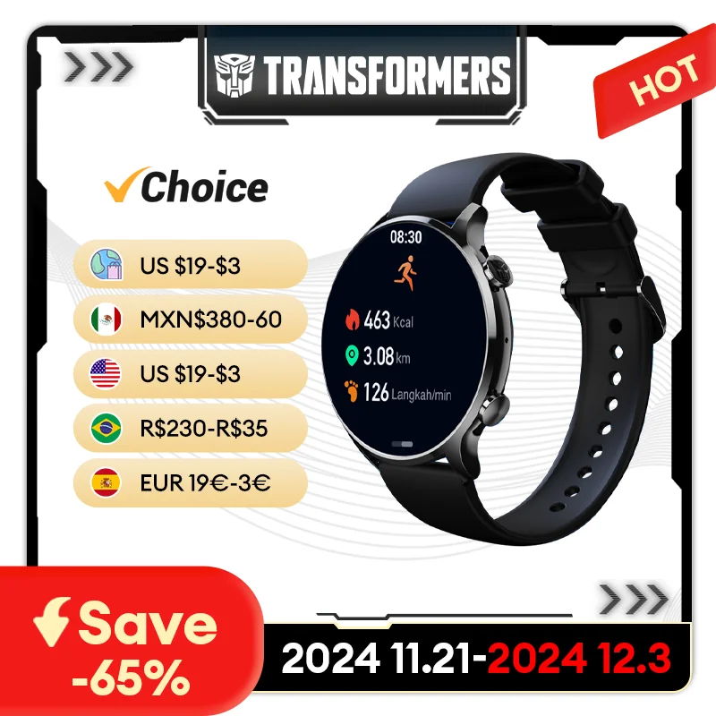 TRANSFORMERS TF-H11 2024 Multi-function Smartwatch Waterproof Bluetooth Voice Calling Health Fitness Tracking Smart Watch Man