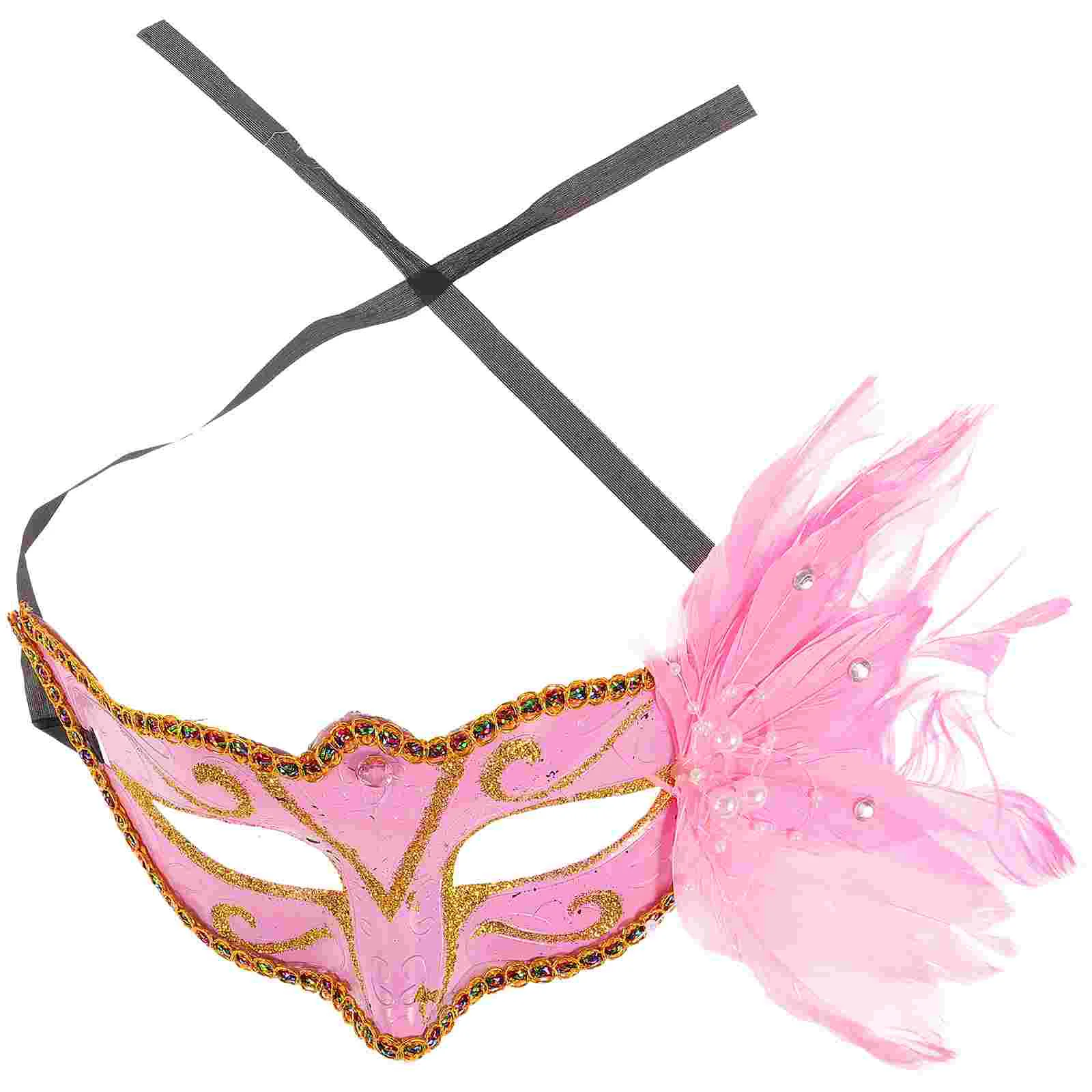 Paars halfgelaatsmasker kostuum prop kleurrijk maskerade feestmasker voor cosplay prestaties dansfeest