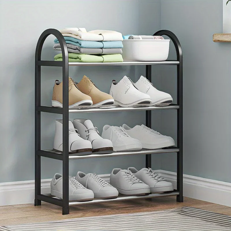 

Space-Saving Multi-Layer Folding Shoe Rack - Dustproof, Floor Standing Organizer for All Room Types, Essential for Dorms