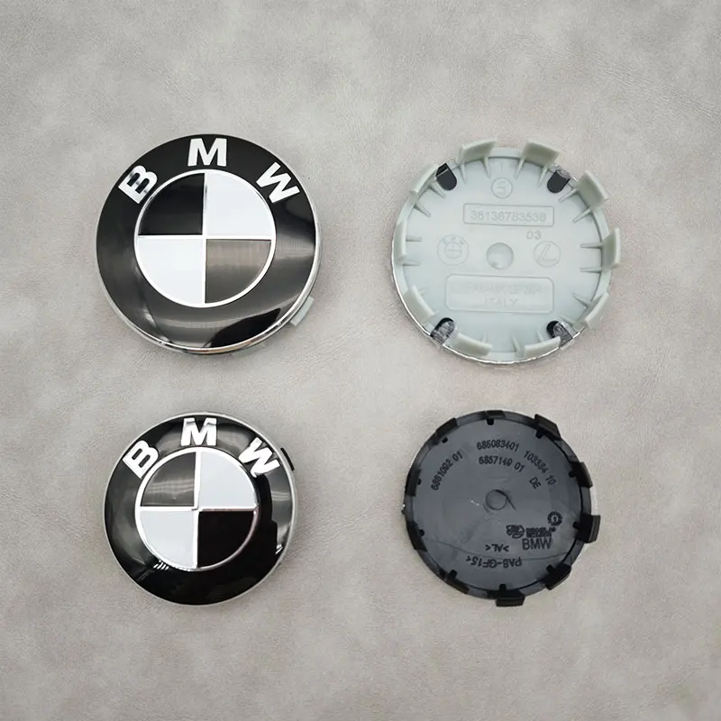 20pcs BMW 56mm 68mm Black Car Wheel Center Caps Hub Cover Badge For BMW F30 F10 E90 F20 E46 E60 E70 E39 E36 E53 E87 X1 X2 X3 X5